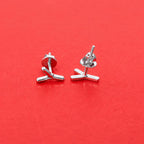 925 Sterling Silver Initial Y Stud Earrings, Dainty Letter Y Earrings for Women, Small Alphabet Earring Set, Personalized Jewelry Gift