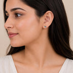 AMONROO® 925 Silver Jewellery for Women - 925 Sterling Silver Colourful Bird Enamel Stud Earrings, Sparrow Design Animal Jewellery | 925 Stamp, Warranty & Authenticity Certificate
