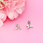 AMONROO® 925 Silver Jewellery for Women - 925 Sterling Silver Hummingbird Stud Earrings, Bird Design Earrings, Nature Inspired Jewellery | 925 Stamp, Warranty & Authenticity Certificate