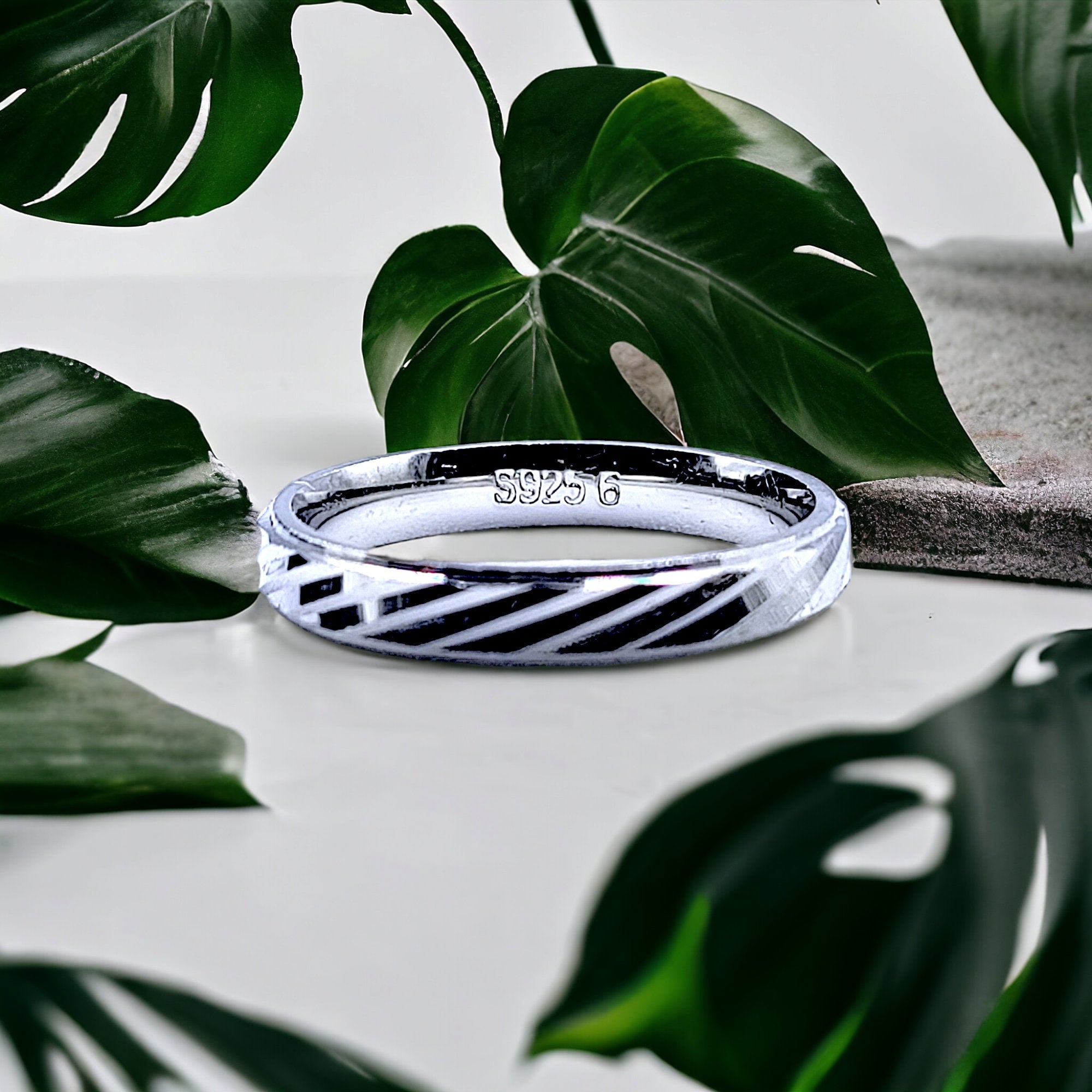 Stylish Simple Minimal Design Ring Handmade Antique Gift Unisex Ring(Size 12)