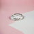 Band with Criss Cross Lines Finger Ring Checks Design Band Style Finger Ring(Size 14)