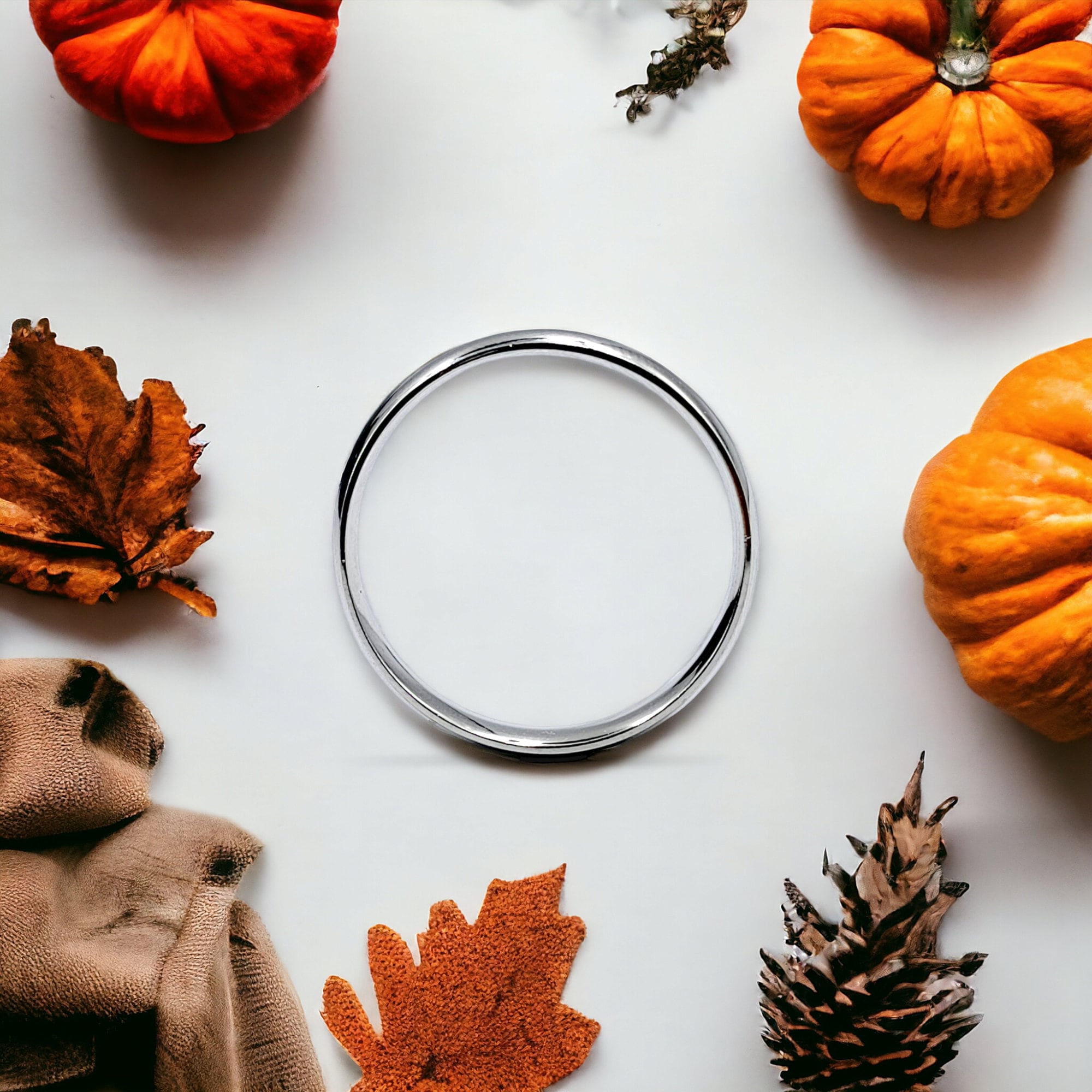 Classic Plain Band Beautifull Unisex Finger Ring Handmade Gift For Women(Size 25)