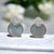 925 Sterling Silver Circle Earrings Mother of Pearl earrings Cubic Zirconia Stud Earrings for Women