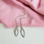 925 Sterling Silver Marquise Earrings Fancy String Stylish Party wear Earrings Minimalist Handmade Gift