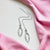 925 Sterling Silver Marquise Earrings Fancy String Stylish Party wear Earrings Minimalist Handmade Gift