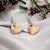 Flawless Heart Hoop CZ Cubic Zirconia Convertible Earrings Heart in Hoop Minimalist Handmade Gift-17x15 mm