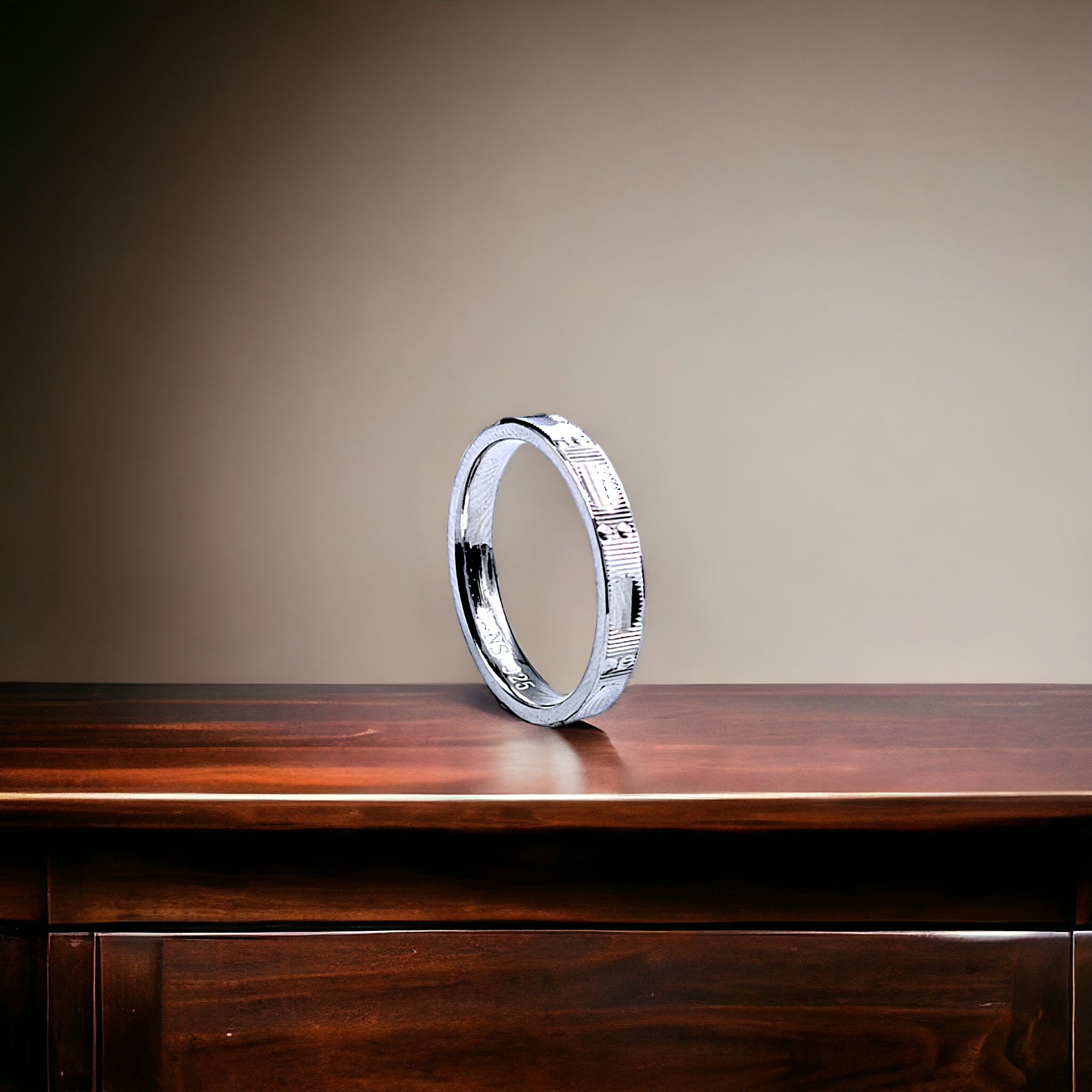 Stylish Ring For Wedding Gift Simple Minimal Design Handmade Antique Gift