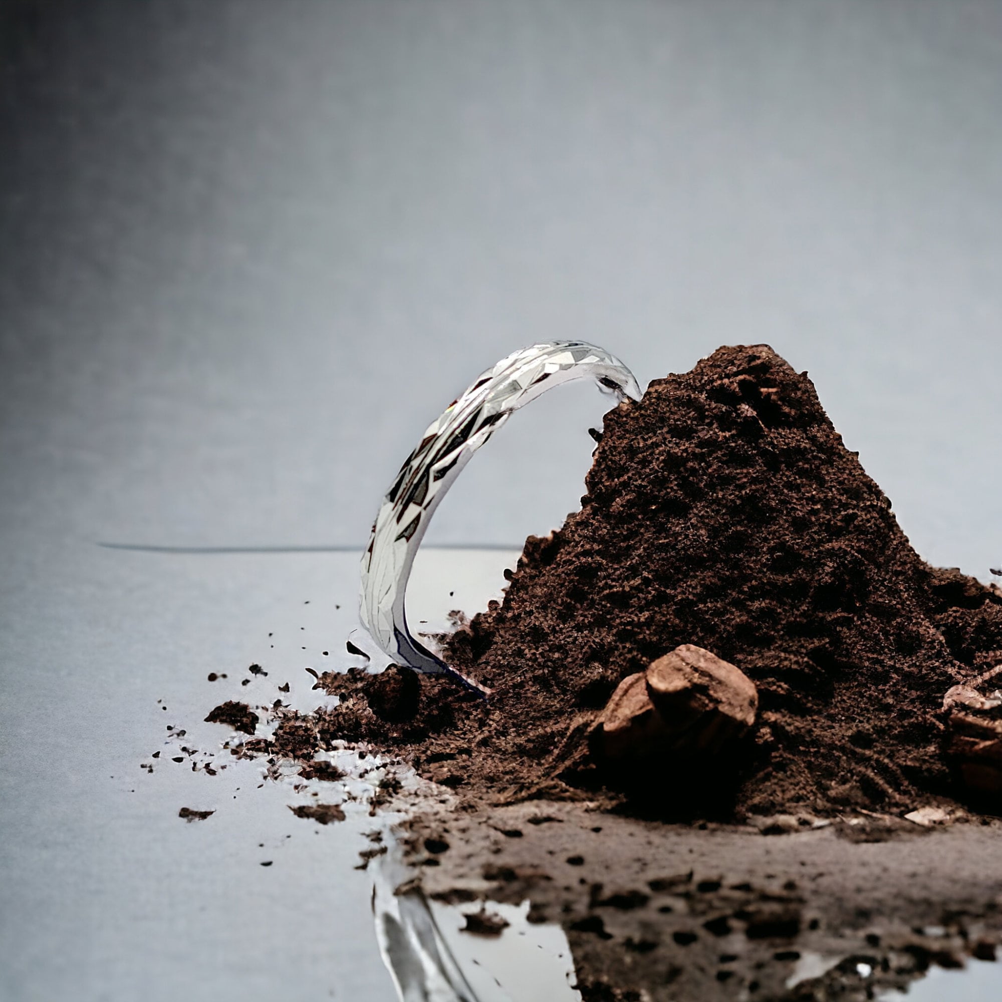 Traingle Sparkling Design Cut Finger Ring Handmade Ring For Women