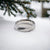 Silver Petal Cut Design Wedding Finger Ring Minimalist Handmade Ring For Gift(Size 9)