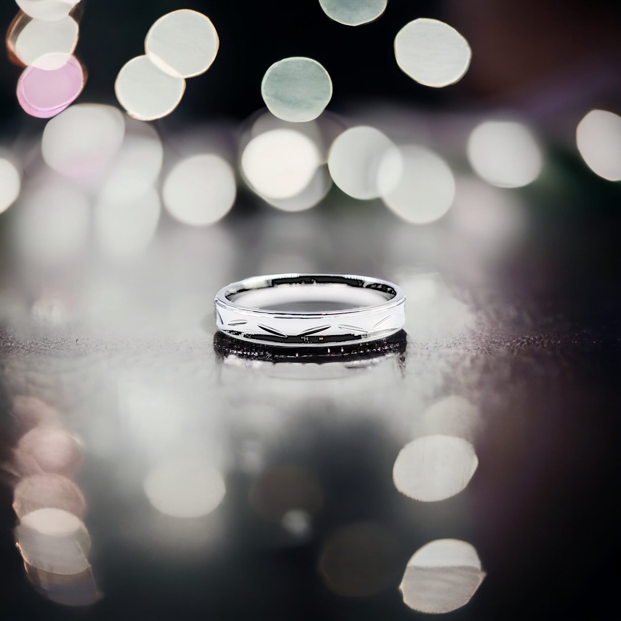 Band Style Finger Ring With Minimal Design Minimalist Handmade Ring For Women(Size 27)