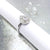 Classic Pear Shape Ring Sparkling Cubic Zirconia Minimalist Handmade Ring(Size 14)