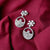 Christmas Snowflake Pattern Daily Design Versatile 925 Solid Silver Earrings -27x17 mm