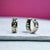925 Solid Earrings Hoop Earrings Chunky Earrings Silver Minimalist Handmade Gift,Daily Wear Work Wear Jewellery-Length-14x14 mm