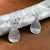 Solid Oxidized Silver Teardrop Earrings 925 Solid Silver Dangler Pear Shape Hanging Earrings Minimalist Handmade Gift for Mother