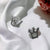 925 Sterling Silver Queen Princess Stud Earrings Royal Crown Earrings Stud Earring for Women