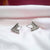 925 Sterling Silver V Shaped Earrings Triangle Stud Earrings Stud Earring for Women for Birthday