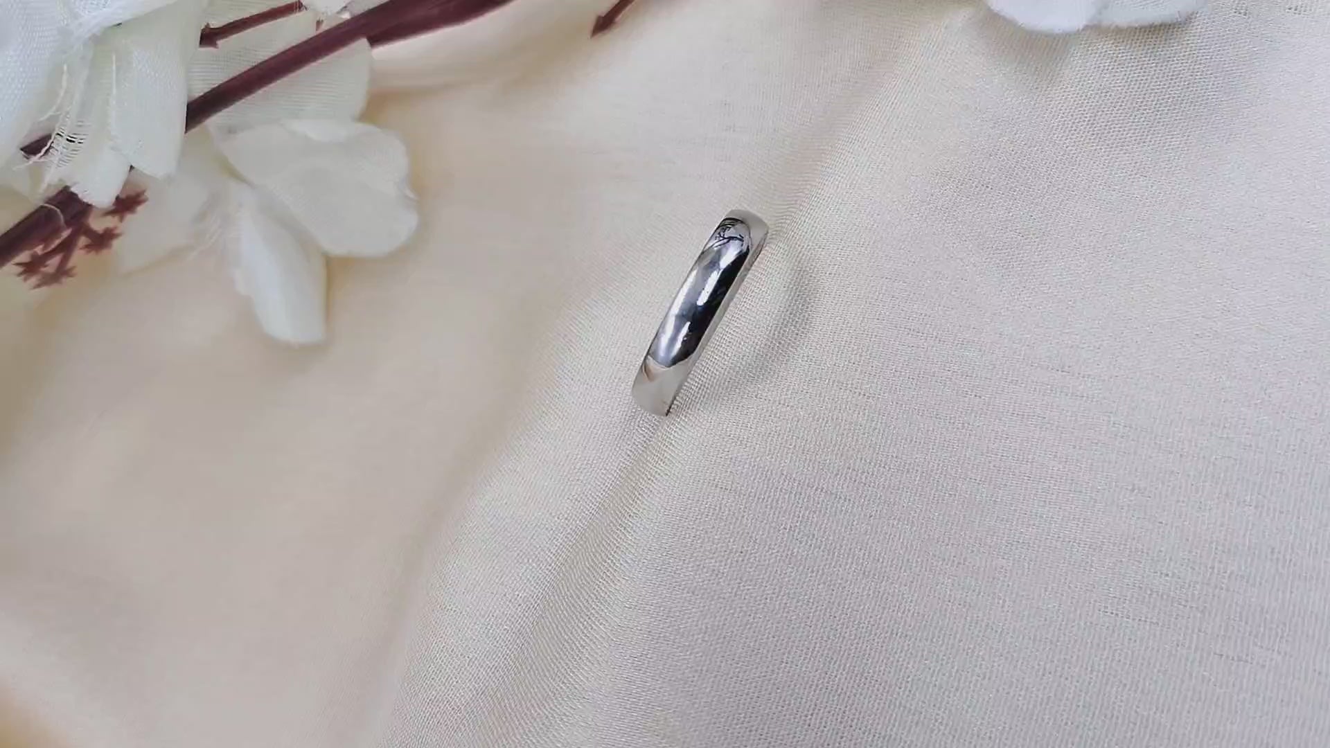 Classic Plain Band Beautifull Unisex Ring Birthday Gift(Size 12)