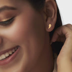 925 Silver Earrings Tiny Angel Wing Stud Earrings Dainty Wing Studs Golden Studs