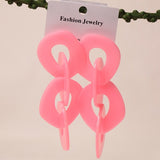 Bubblegum Pink Link Party Earring