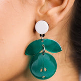 Green Dangle Fashion Earring