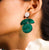 Green Dangle Fashion Earring