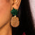 Glittering Pineapple Fine Earring