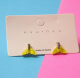 Fantastic Yellow Whale Tail Earring