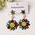 Happy Flower Pearl Star Earring