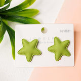 Light Green Star Stud Earring