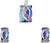 Colorful 925 Sterling CZ English Lock Earrings and Pendant Set for wife Cubic Zirconia Design Minimalist Handmade Gift