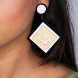 Creative Handmade Square Earring