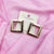 Solid Square Frame Modern Fashion Earring