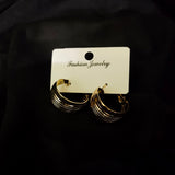 Old Vintage Style Hoop Design Earring