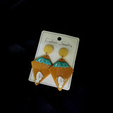 Kite Shape Bunny With Umbrella Korean Earring