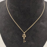 Antique Old Key Pendant Necklace
