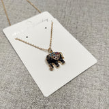 Royal Elephant Pendant Fancy Chain Necklace