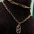 Luxury Snake Pendant Double Chain Necklace