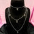 Triple Layer Chain Star Dangle Necklace