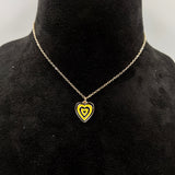 Pretty Heart Shape Pendant Chain Necklace