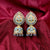 Sparkle Stone With Colorful Stones Royal Jhumka Earrings