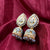 Sparkle Stone With Colorful Stones Royal Jhumka Earrings