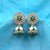 Luxtrous Stones Floral Face With Floral Jhumka Earrings