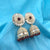 Sparkle Flower Stones With Pretty Jhumka Earrings