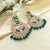 Rich Traditional Wedding Style Round Beads Earrings