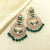 Rich Traditional Wedding Style Round Beads Earrings