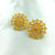 Old Rajwadi Flower Design Stud Traditional Earrings