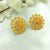 Old Rajwadi Flower Design Stud Traditional Earrings