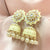 Wedding & Engagement Royal Style Flower Jhumka Earrings