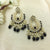 Glittering Stones & Beads Indian Traditional Earrings