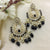 Glittering Stones & Beads Indian Traditional Earrings